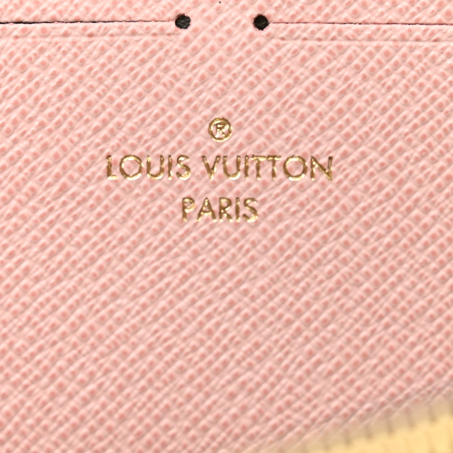 Louis Vuitton Damier Ebene Clemence Wallet Rose Ballerine 7 of 7