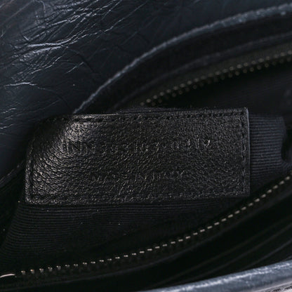Saint Laurent Crinkled Calfskin Matelasse Monogram Niki Chain Wallet Fog 7 of 10