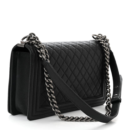Chanel Caviar Quilted New Medium Boy Flap Black 3 of 11