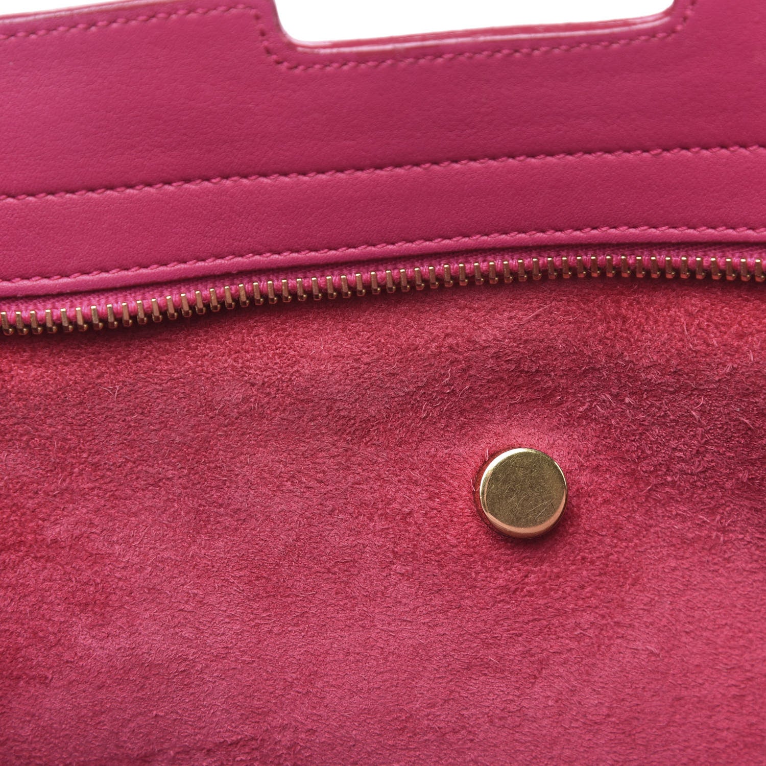 Saint Laurent Calfskin Small Classic Y Cabas Fuchsia 15 of 17