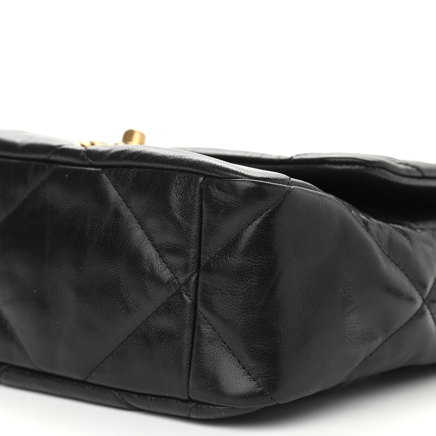 Chanel Lambskin Quilted Large Chanel 19 Flap Black 9 of 9