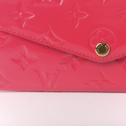 Louis Vuitton Vernis Sarah Wallet NM Hot Pink 7 of 8
