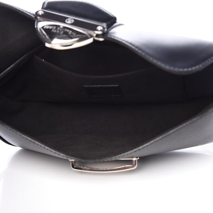 Louis Vuitton Epi Montaigne Clutch Black 5 of 7