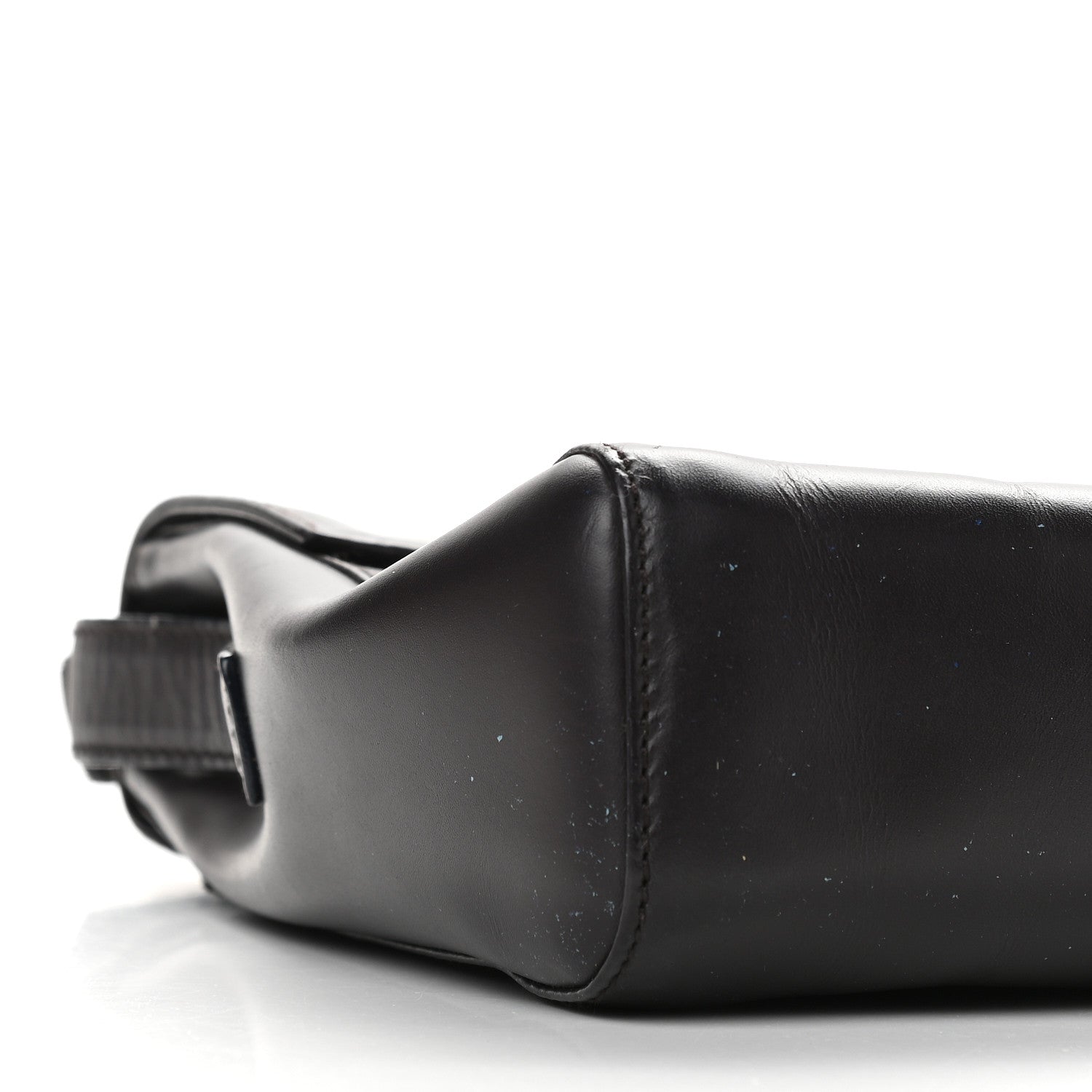 Prada Soft Calfskin Flap Crossbody Bag Black 7 of 10
