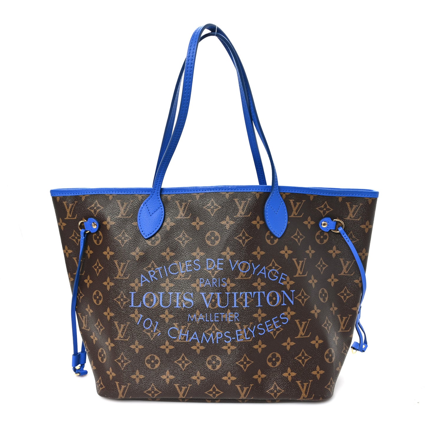 Monogram Articles de Voyage Ikat Neverfull MM Grand Blue