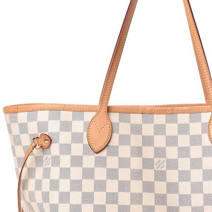 Louis Vuitton Damier Azur Neo Neverfull MM Rose Ballerine 13 of 13