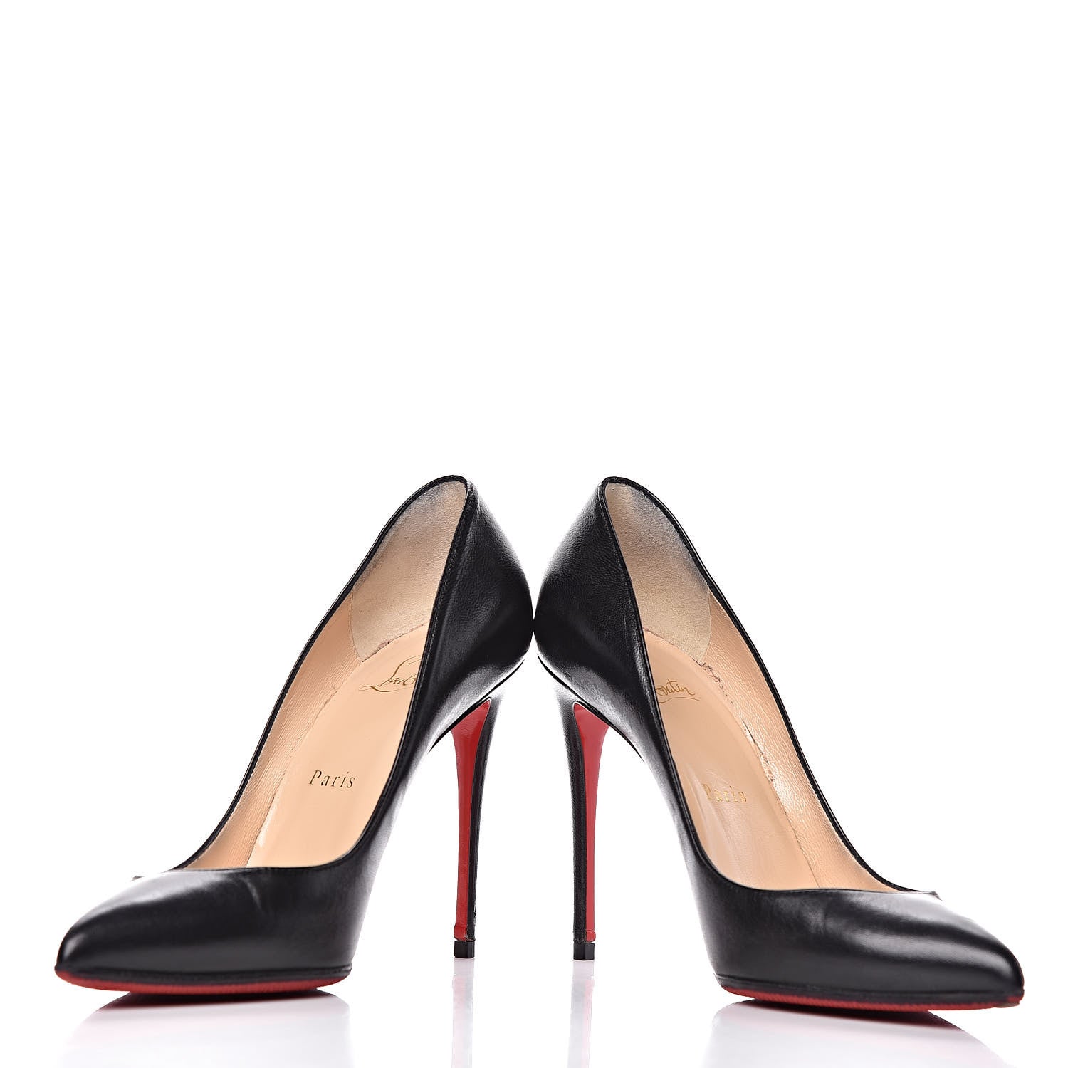 Christian Louboutin Shiny Nappa Pigalle Follies 100 Pumps 36.5 Black 5 of 17