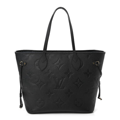 Louis Vuitton Empreinte Monogram Giant Neverfull MM Black 1 of 9