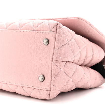 Chanel Caviar Quilted Small Coco Handle Flap Light Pink 10 of 10