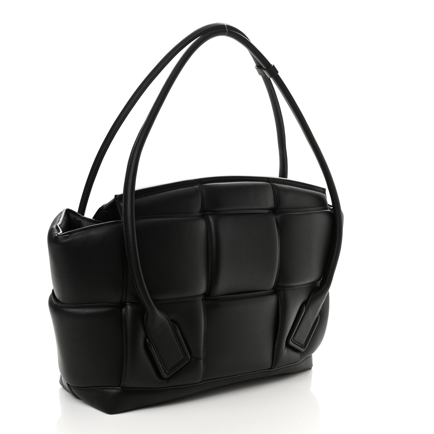 Bottega Veneta Nappa Maxi Intrecciato Padded Large Arco Black 3 of 11