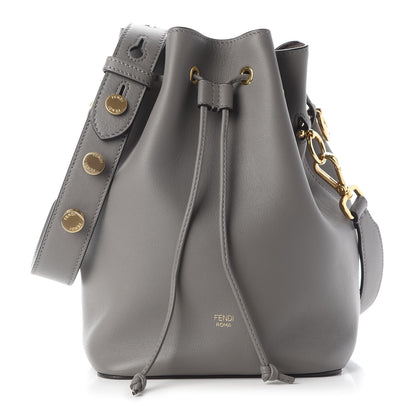 Fendi Vitello Grace Matte F is Fendi Grande Mon Tresor Bucket Bag Argilla 1 of 8