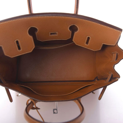 Hermes Vache Liegee HAC Birkin 32 Gold 5 of 8