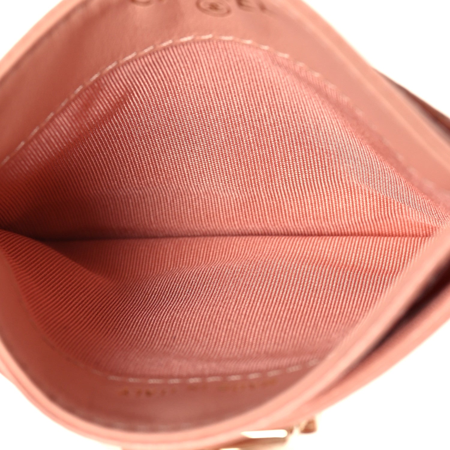 Chanel Caviar Quilted Boy Card Holder Light Pink 5 of 10