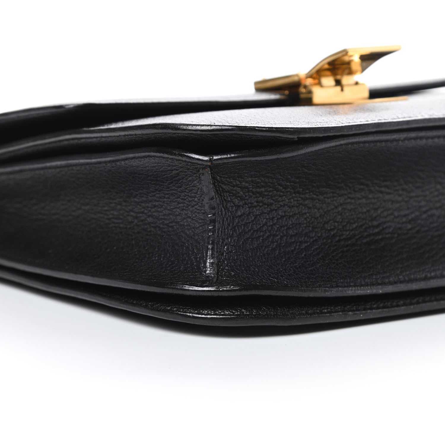 Celine Goatskin Medium Classic Box Flap Bag Black 8 of 13