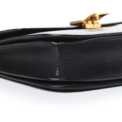 Celine Goatskin Medium Classic Box Flap Bag Black 8 of 13