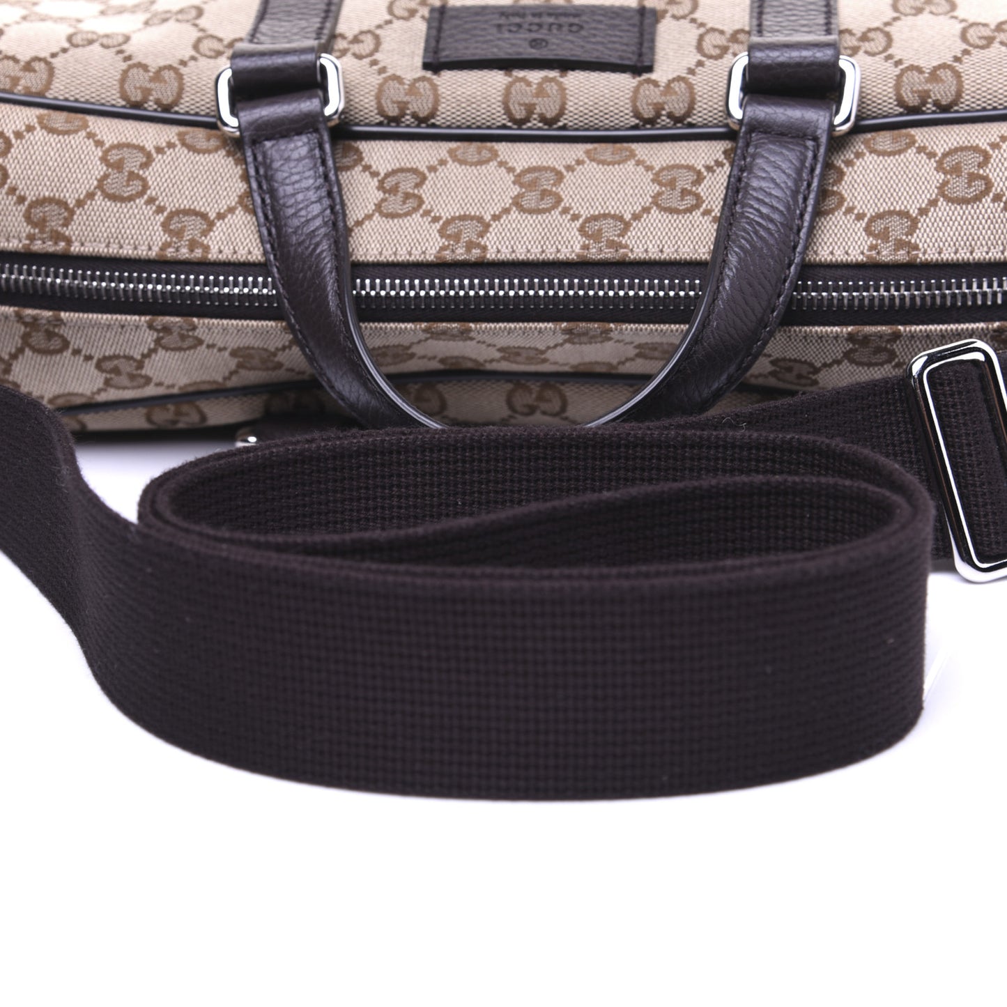 Monogram Briefcase Dark Brown