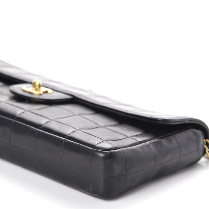 Chanel Lambskin East West Chocolate Bar Flap Black 7 of 12