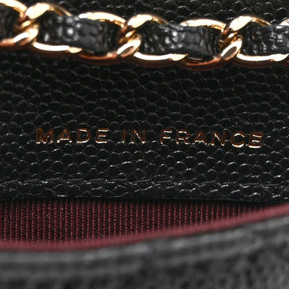 Chanel Caviar Quilted Mini Chain Belt Bag Black 7 of 11
