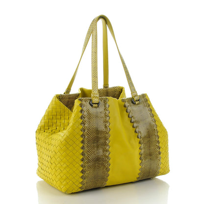 Bottega Veneta Nappa Intrecciato Ayers Medium Tote Ancient Gold 3 of 8