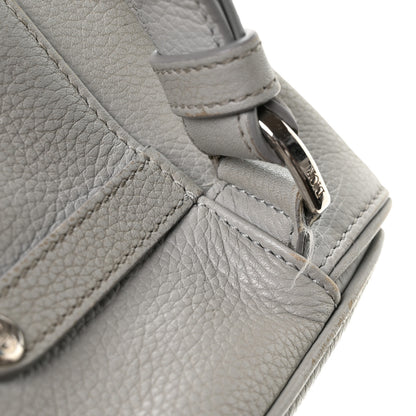 Christian Dior Grained Calfskin Mens Mini Saddle Bag Gray 11 of 11