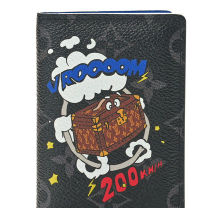 Louis Vuitton Monogram Eclipse Rocket Trunk Pocket Organizer NM 7 of 8