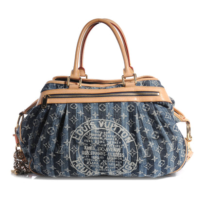 Louis Vuitton Denim Raye Cabas GM 1 of 7