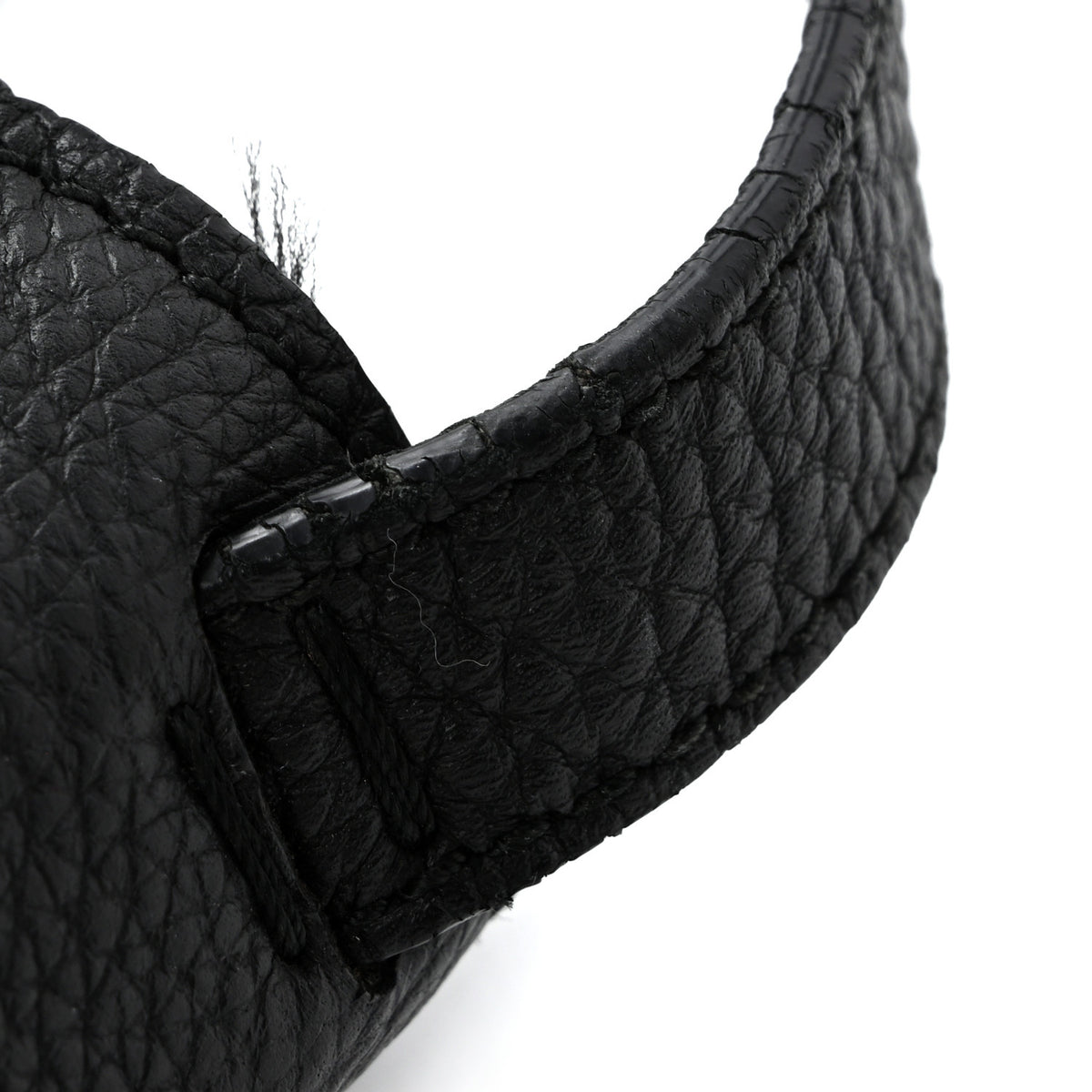 Soft Calfskin Small Jackie Top Handle Bag Black