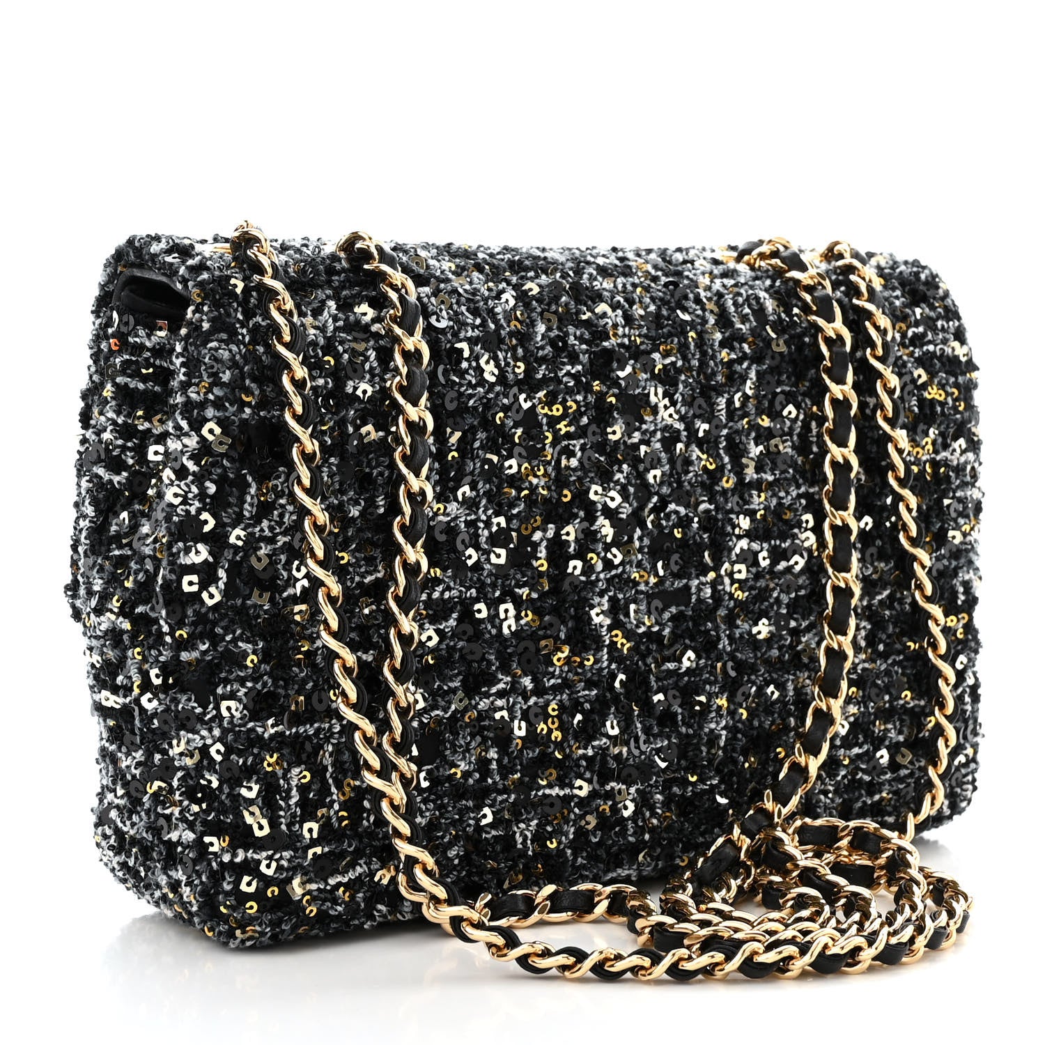 Chanel Sequin Small Single Flap 3 of 11
