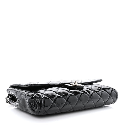Chanel Patent Quilted Clutch with Chain Flap Black 4 of 10