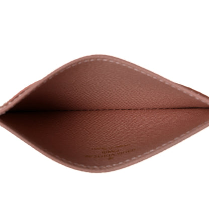 Louis Vuitton Damier Azur Daily Card Holder Rose Ballerine 5 of 8