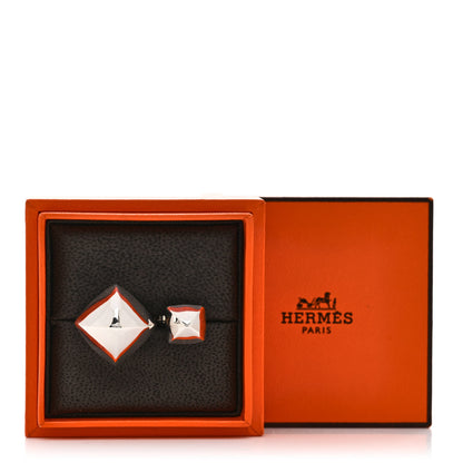 Hermes Sterling Silver Collier De Chien Rock Ring 53 6.5 6 of 6