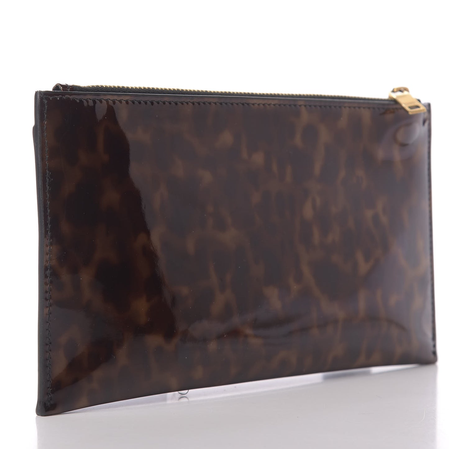 Patent Monogram Bill Pouch Tortoiseshell