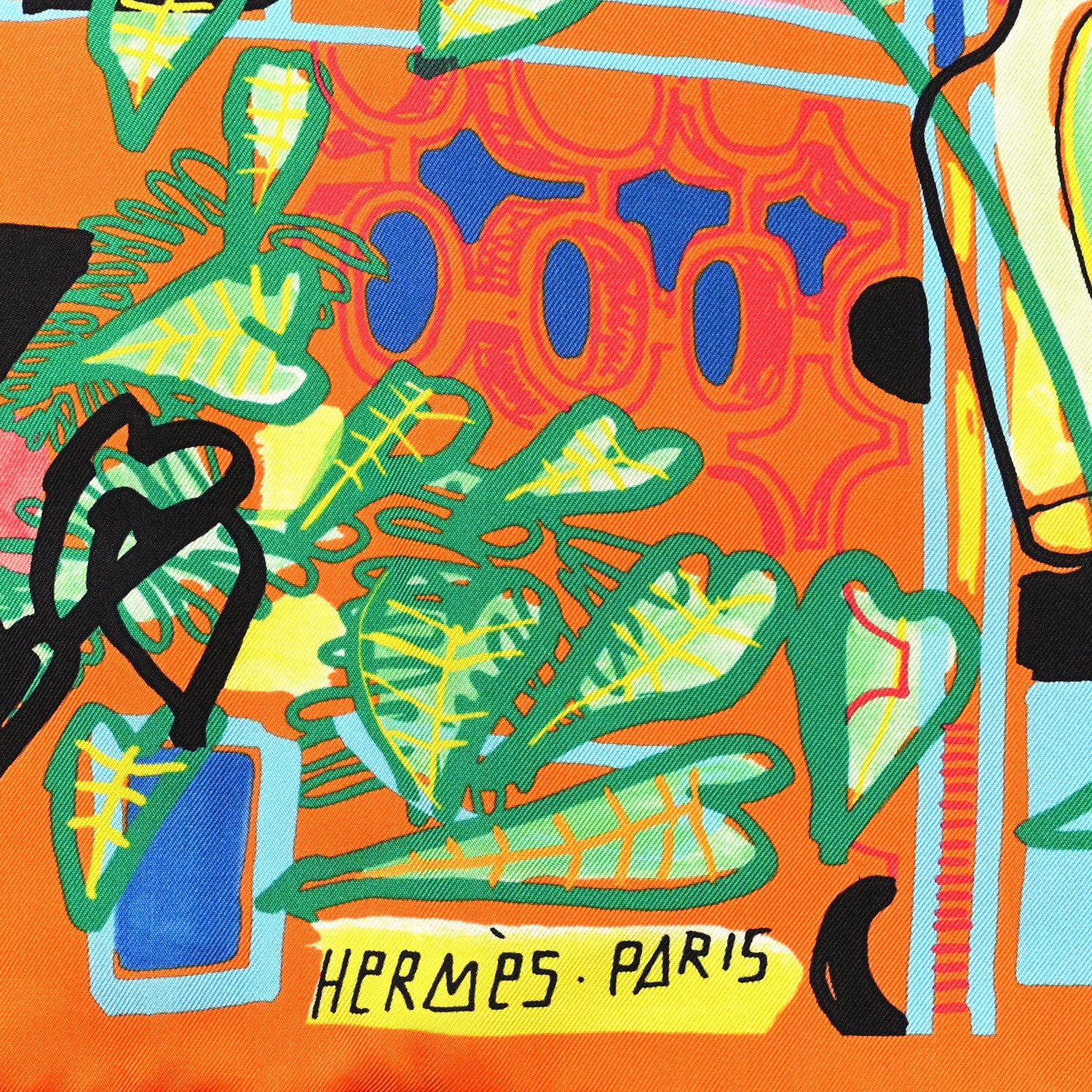 Hermes Silk Modernisme Tropical Scarf 90 2 of 3