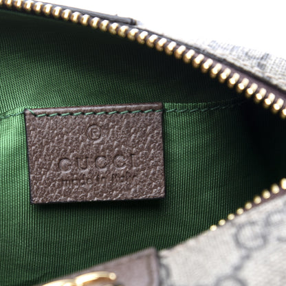Gucci Soft GG Supreme Monogram Calfskin Medium Ophidia Cosmetic Case Beige Ebony New Acero 6 of 11