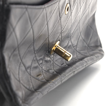 Chanel Lambskin Quilted Medium Double Flap Black 12 of 16