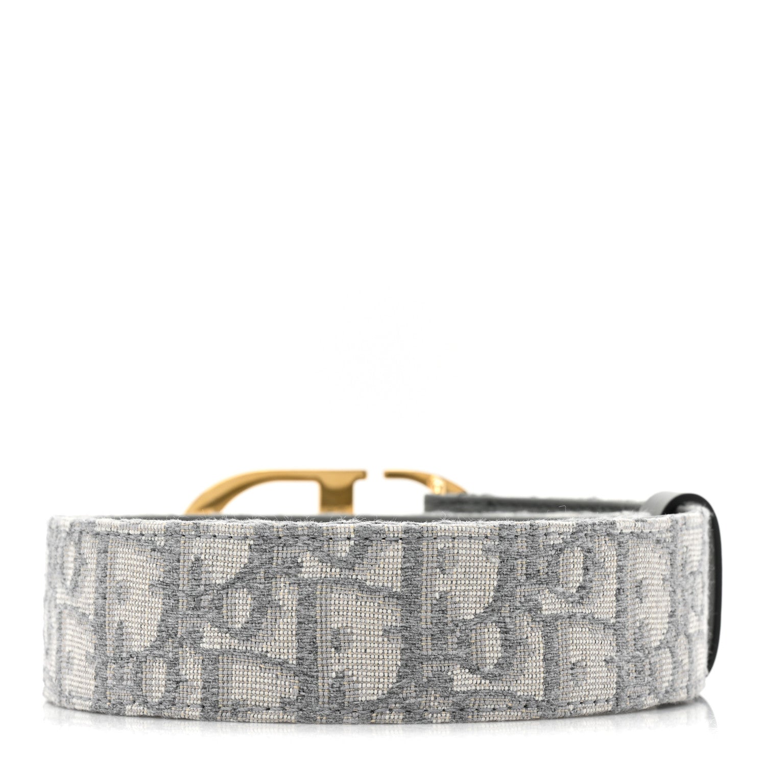 Christian Dior Oblique 30 Montaigne 35mm Belt 70 28 Gris 2 of 6