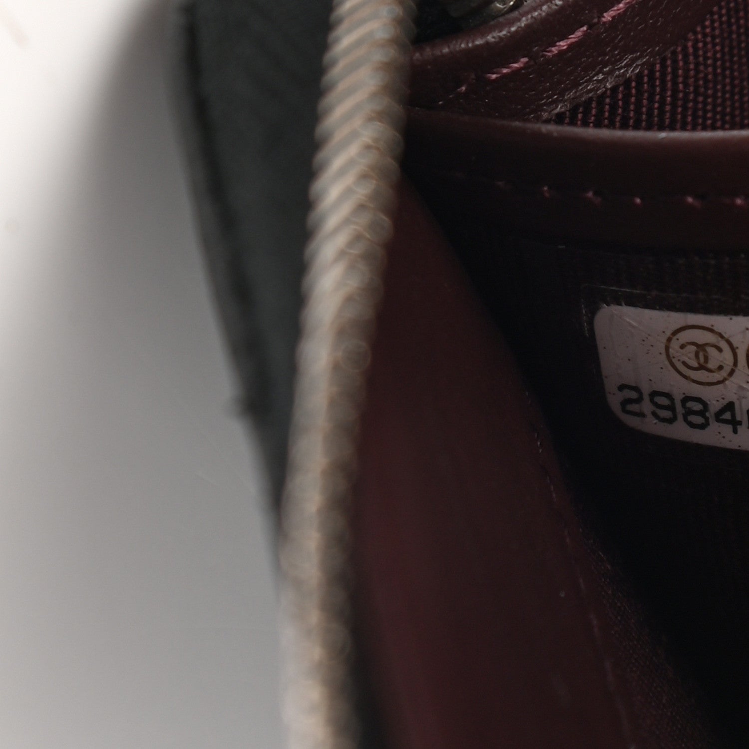 Chanel Caviar Quilted Large Gusset Zip Around Wallet Black 8 of 11