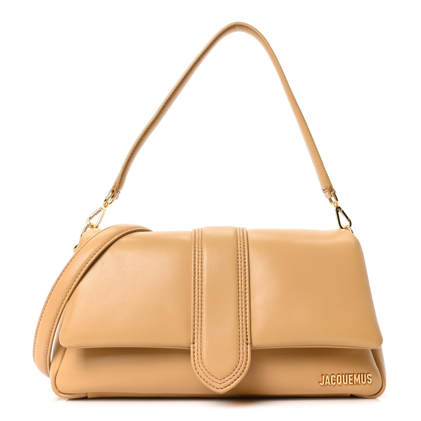 Padded Lambskin Le Bambimou Camel