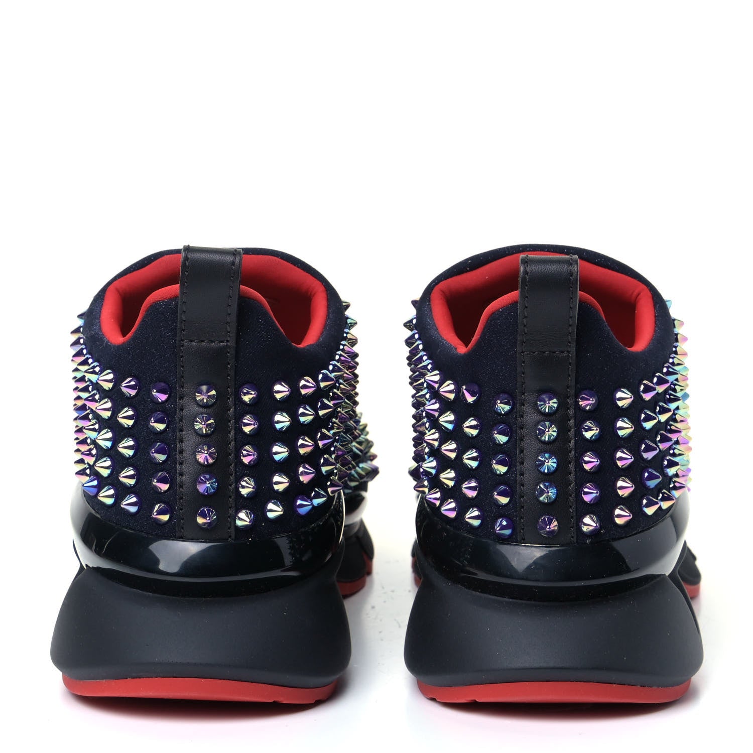 Christian Louboutin Neoprene Spike Sock Donna Flat Sneakers 39.5 Black 5 of 9
