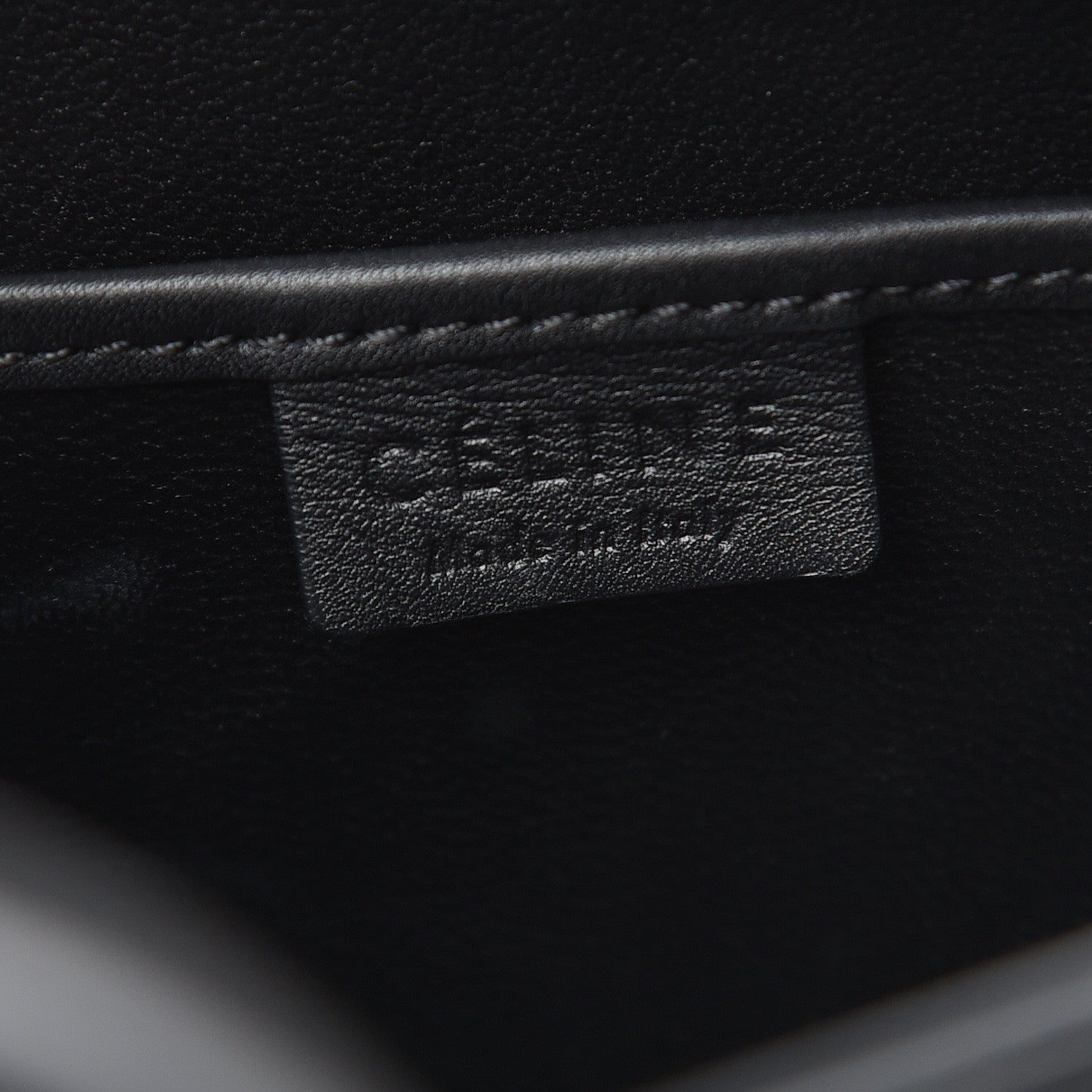 Celine Smooth Calfskin Nano Luggage Black 6 of 12