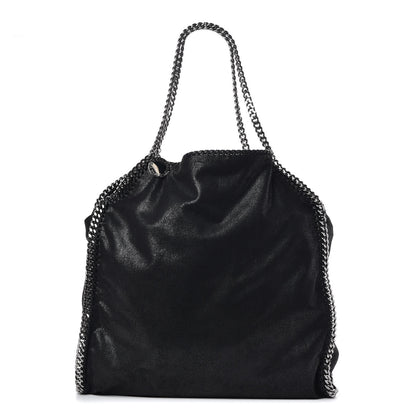 Stella McCartney Shaggy Deer Big Falabella Tote Black 1 of 9
