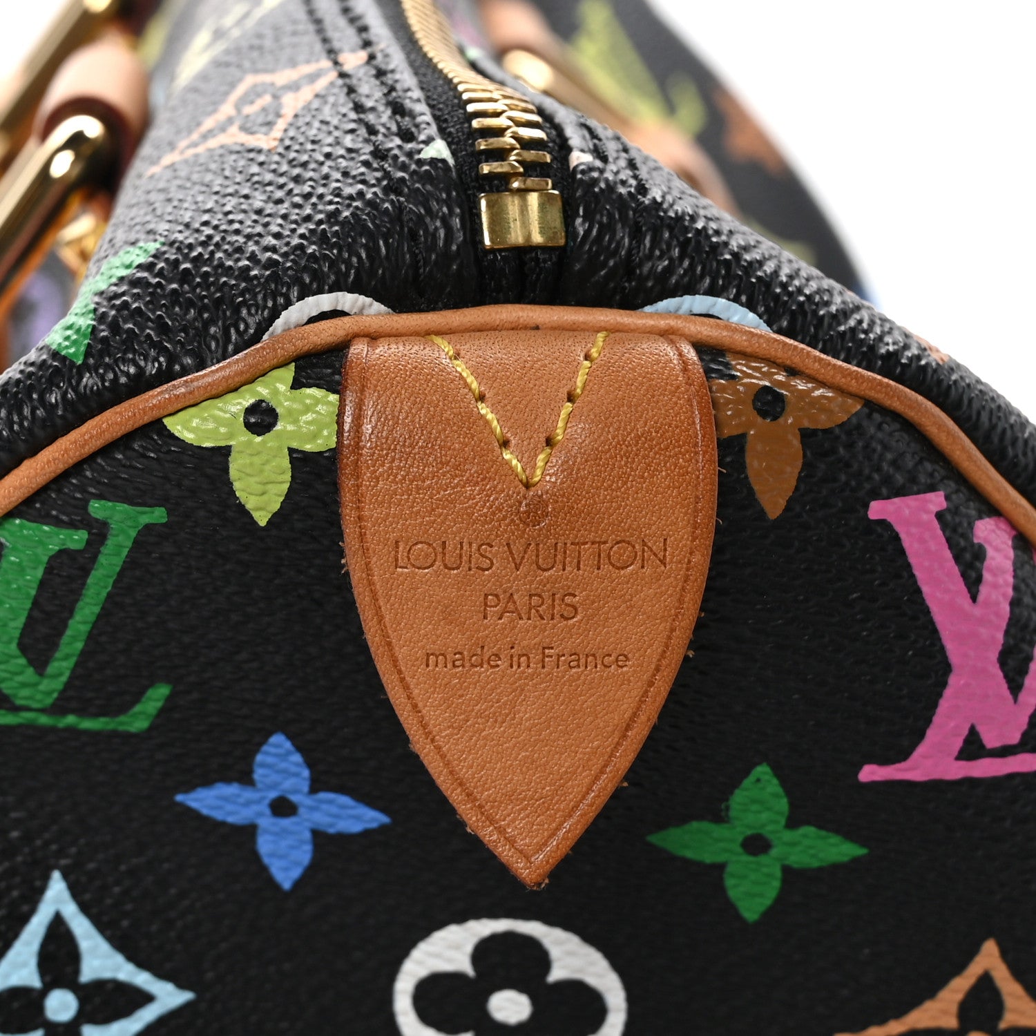 Louis Vuitton Monogram Multicolor Speedy 30 Black 6 of 12