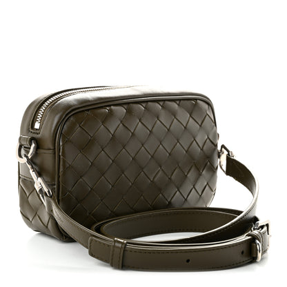 Bottega Veneta Calfskin Intrecciato Small Camera Bag Mud 3 of 10