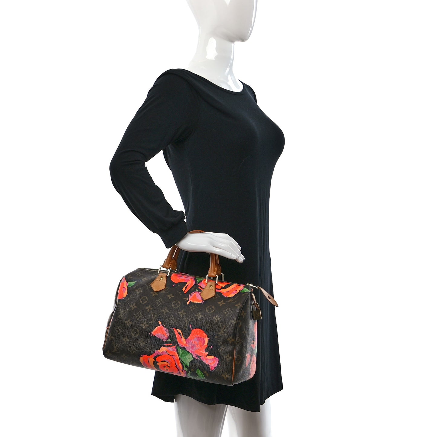 Monogram Roses Speedy 30