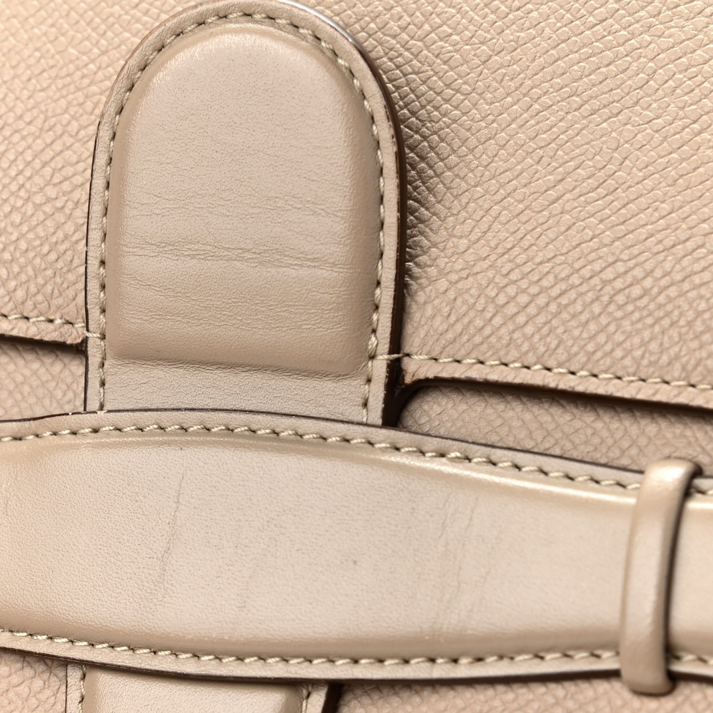 Baby Grained Calfskin Medium Symmetrical Bag Taupe