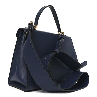 Christian Dior Calfskin Dioraddict Top Handle Navy Blue 3 of 9