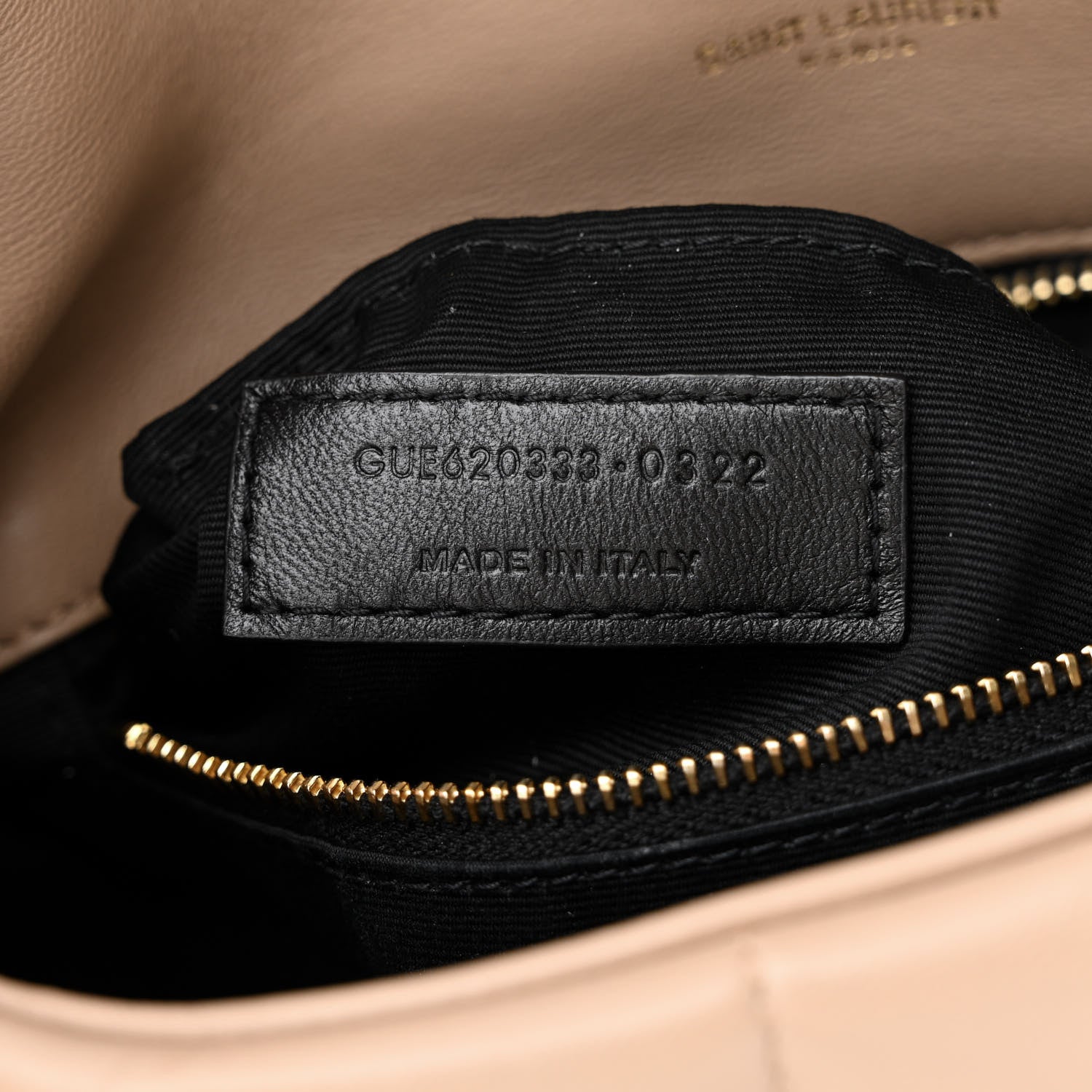 Saint Laurent Lambskin Quilted Toy Loulou Puffer Monogram Chain Satchel Dark Beige 7 of 13