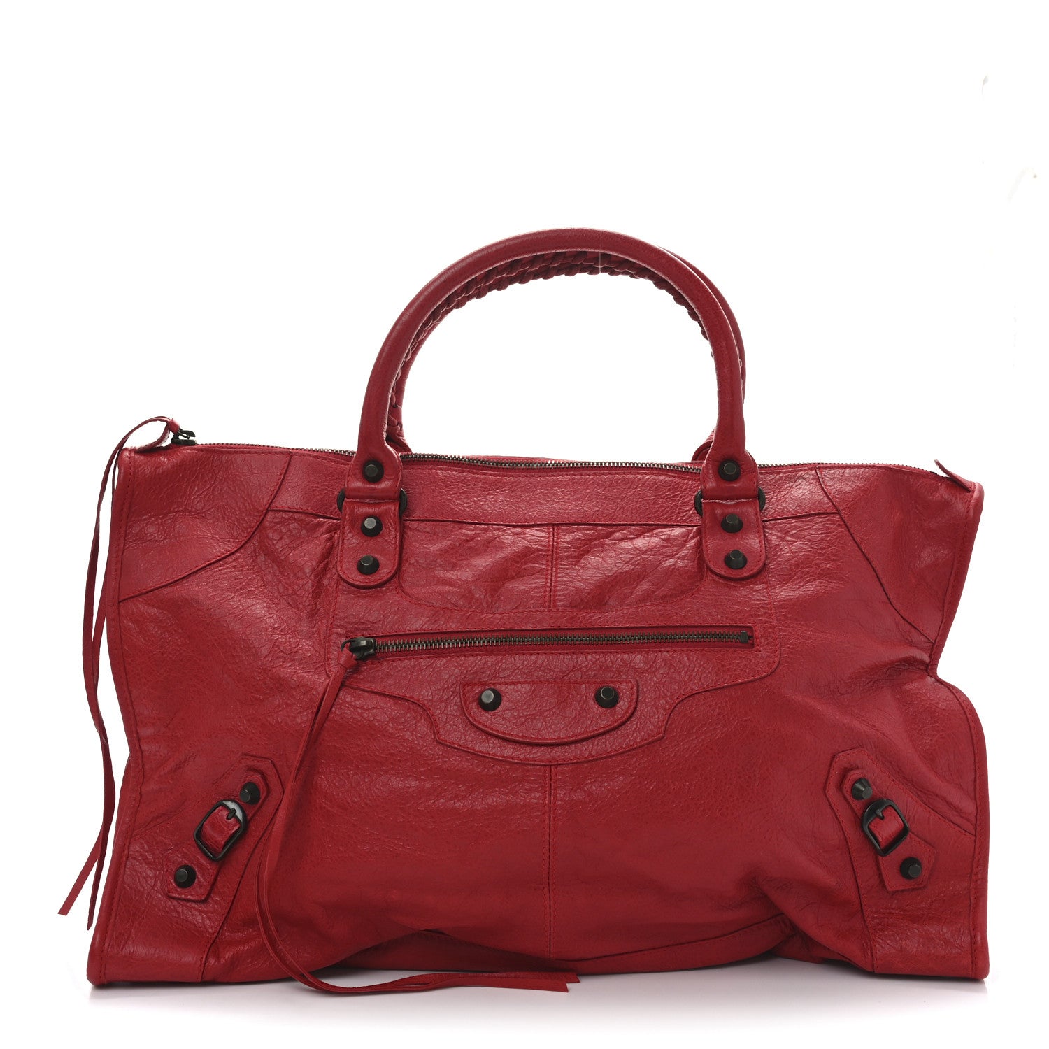 Balenciaga Agneau Classic Hardware Work Rouge Coquelicot 1 of 10