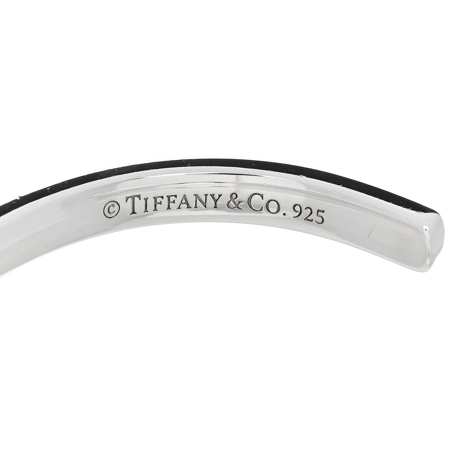 Tiffany Sterling Silver Narrow 1837 Cuff Bracelet 3 of 3