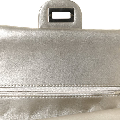 Chanel Metallic Aged Calfskin Quilted 2.55 Reissue 226 Flap Silver 8 of 15
